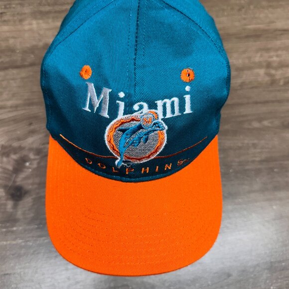 Vintage Miami Dolphins Snapback Adjustable Hat Cap 90's Team NFL Football - Picture 3 of 8